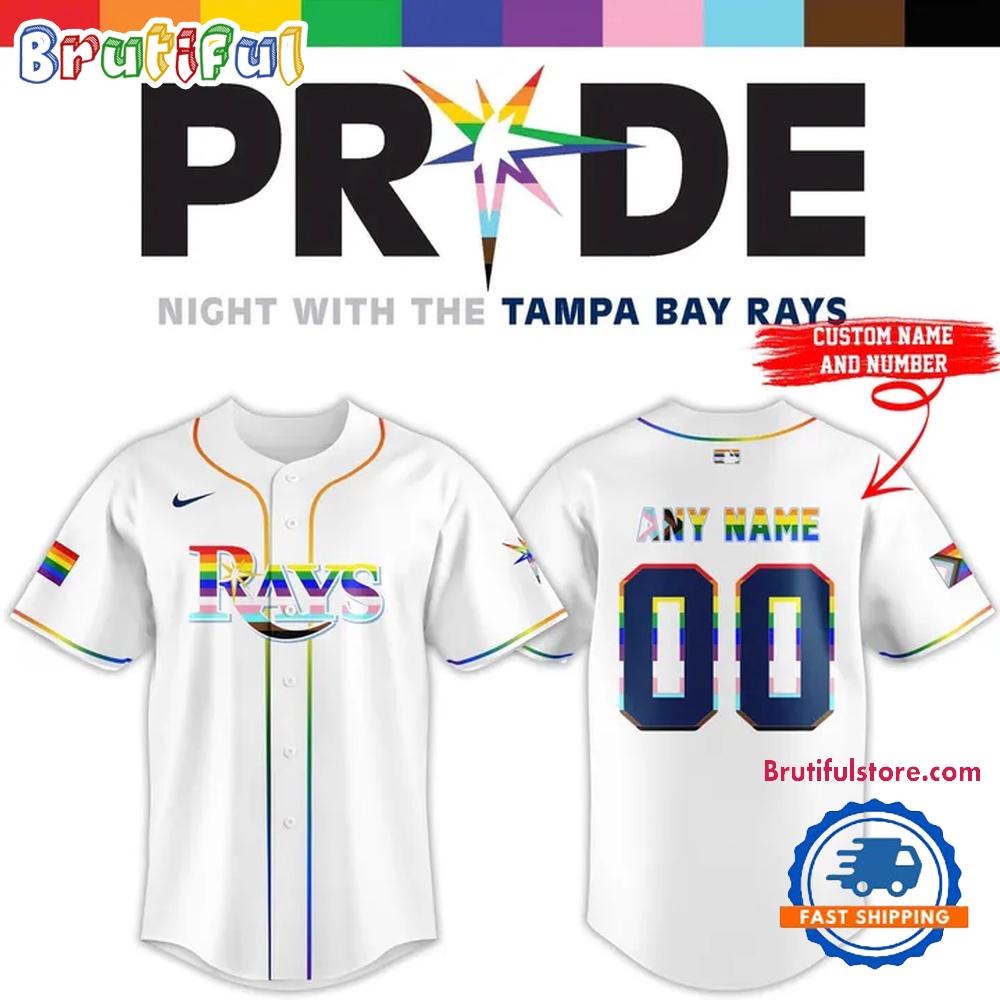 2025 Celebrating Pride With The Tampa Bay Rays 2025 Custom Baseball Jersey