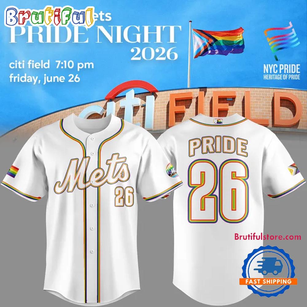 2026 New York Mets Pride Night Jersey Shirt