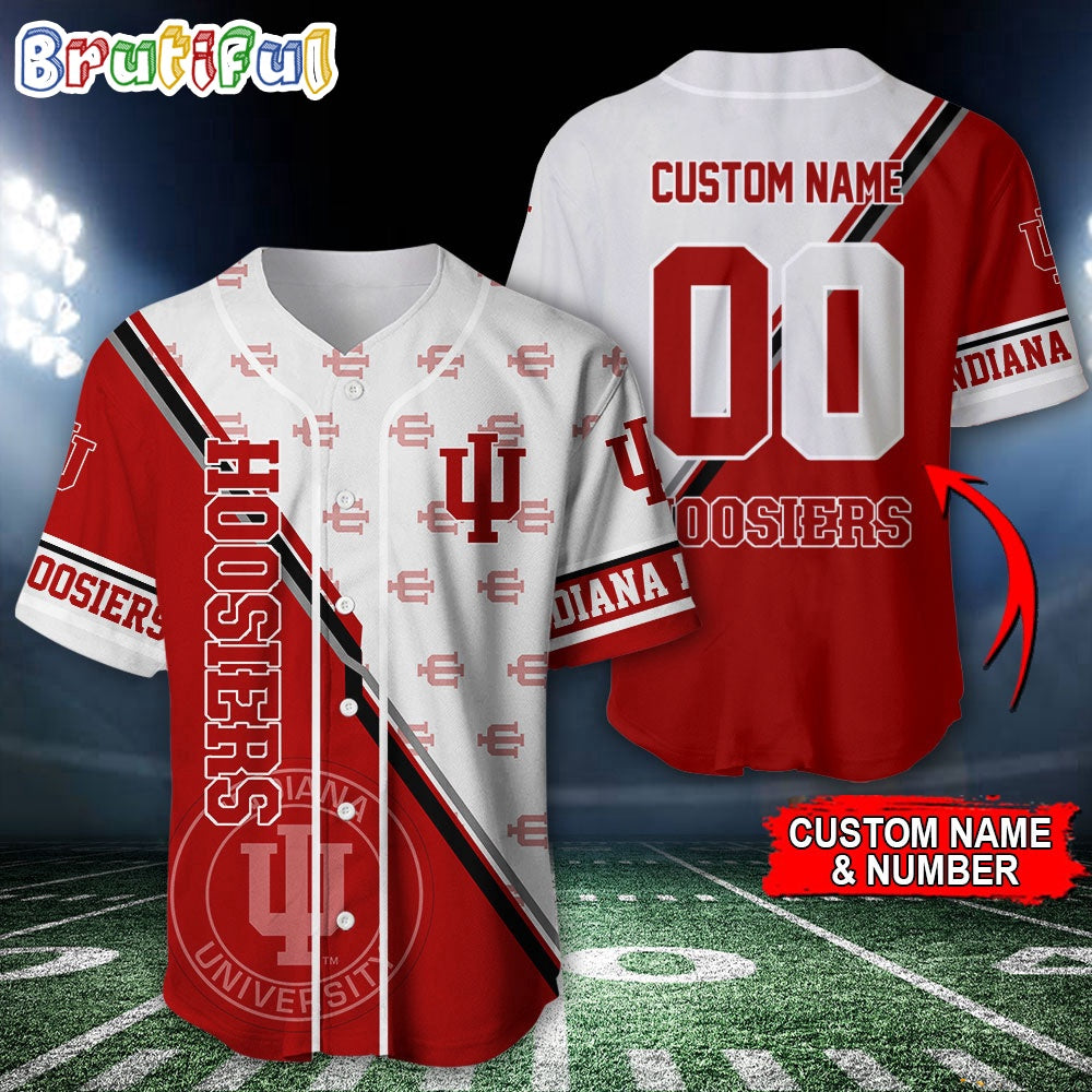 NCAA Indiana Hoosiers Baseball Jersey, Custom Sport Jersey Shirt