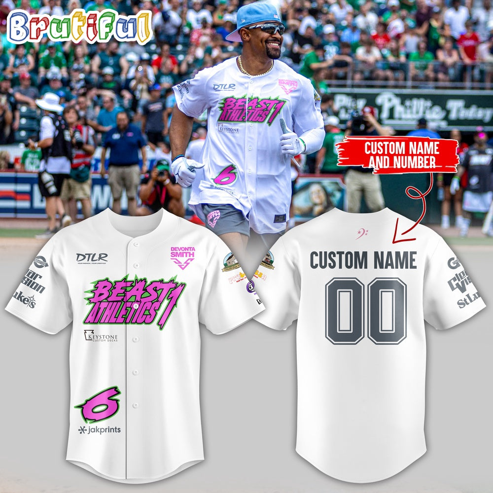 NFL Philadelphia Eagles Devonta Smith Beast Athletics Jersey