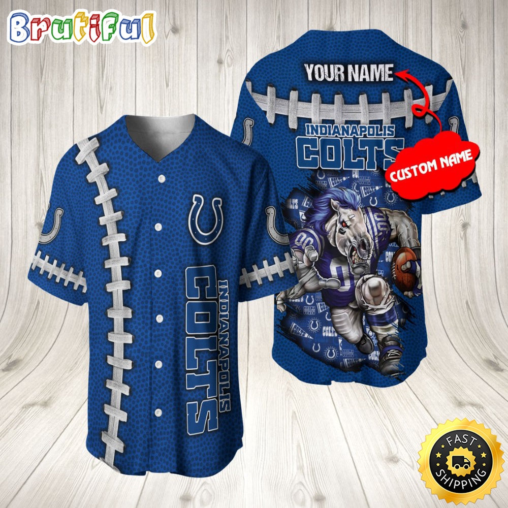 Personalized NFL Indianapolis Colts Baseball Jersey Vintage Baseball Gear