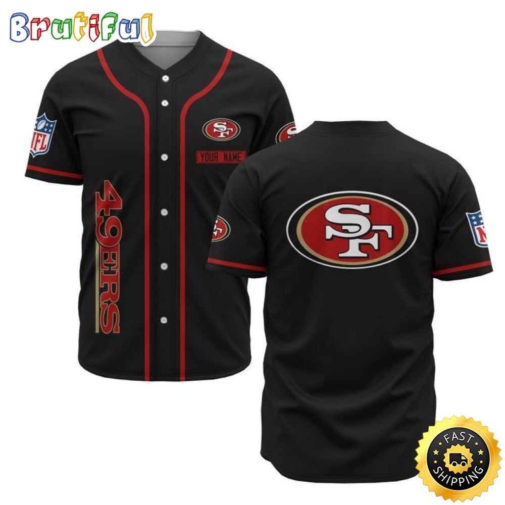 Personalized NFL San Francisco 49ers Baseball Jersey Sporty Team Jerseys