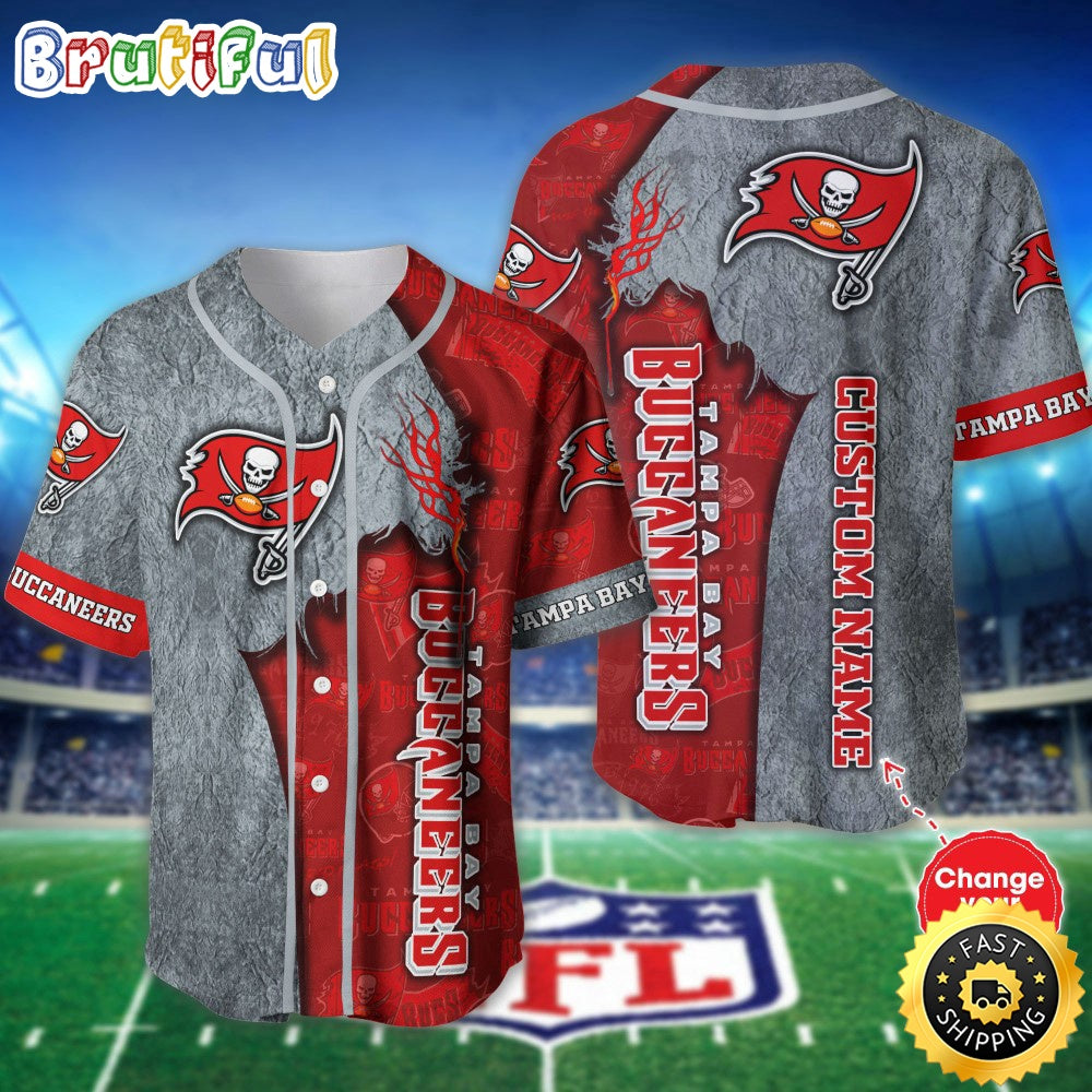 Personalized NFL Tampa Bay Buccaneers Baseball Jersey Dynamic Team Shirts