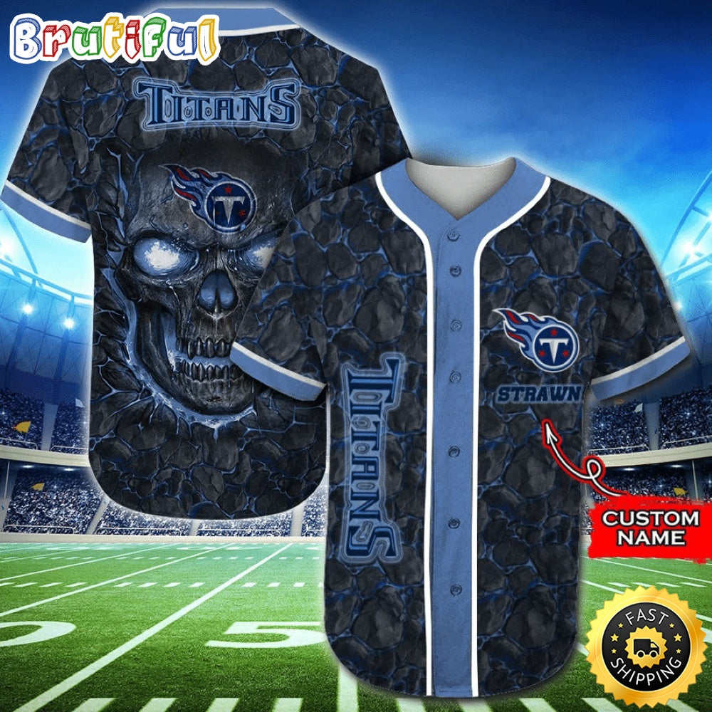 Personalized NFL Tennessee Titans Baseball Jersey Essential Team Tops