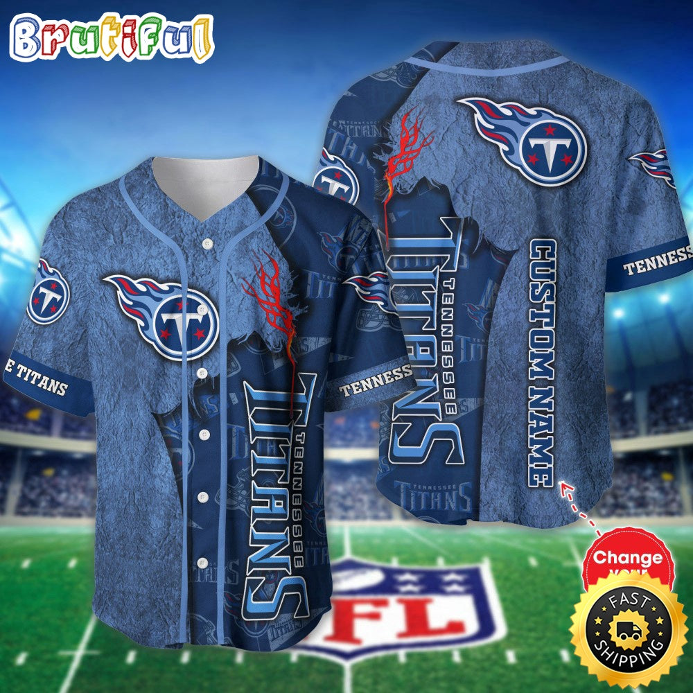 Personalized NFL Tennessee Titans Baseball Jersey Fan Favorite Jerseys