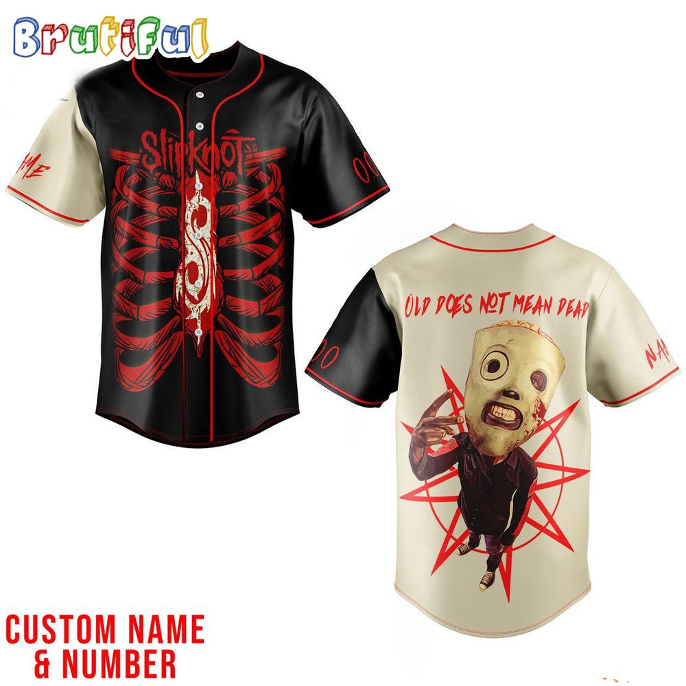 Slipknot Old Does Not Mean Dead  Baseball Jersey