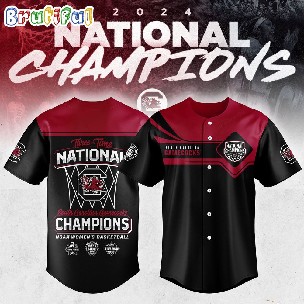 South Carolina Gamecocks 2024 NCAA Women's Basketball National Champions Jersey Shirt