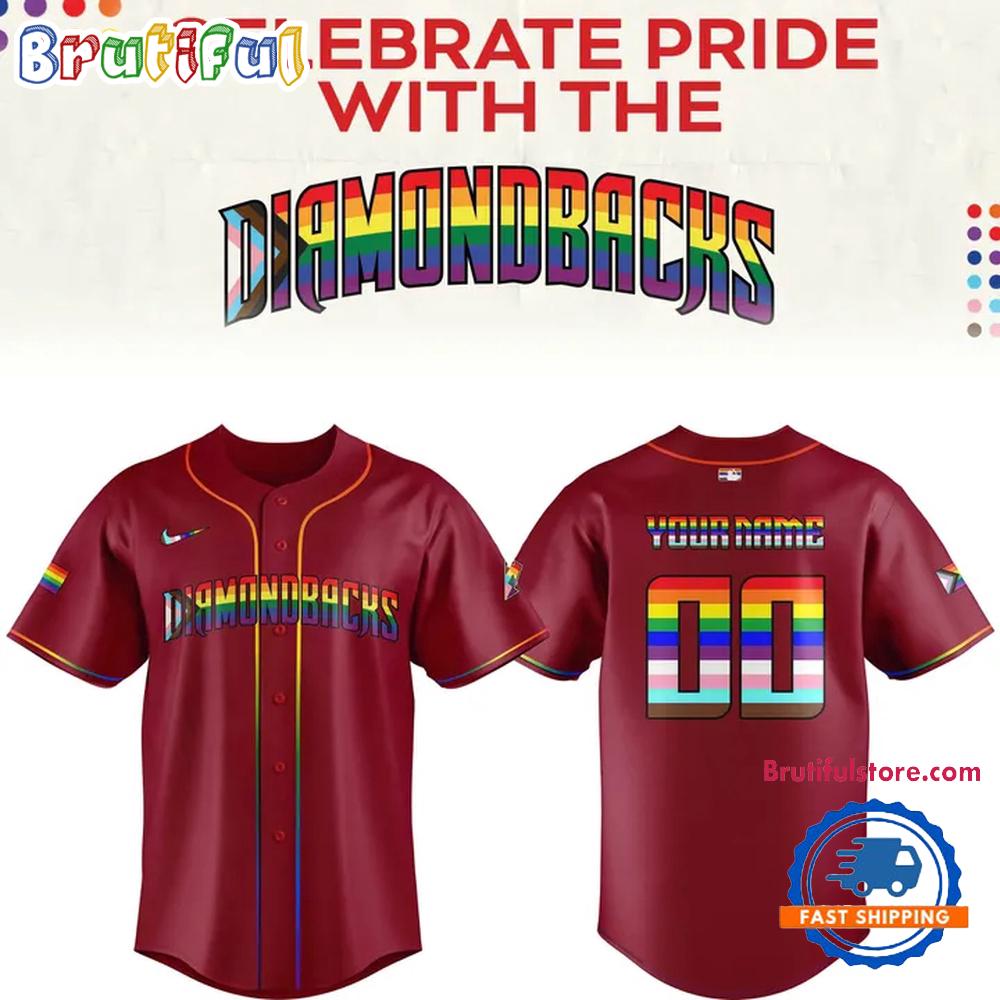 Arizona Diamondbacks 2025 Pride Night Custom Baseball Jersey