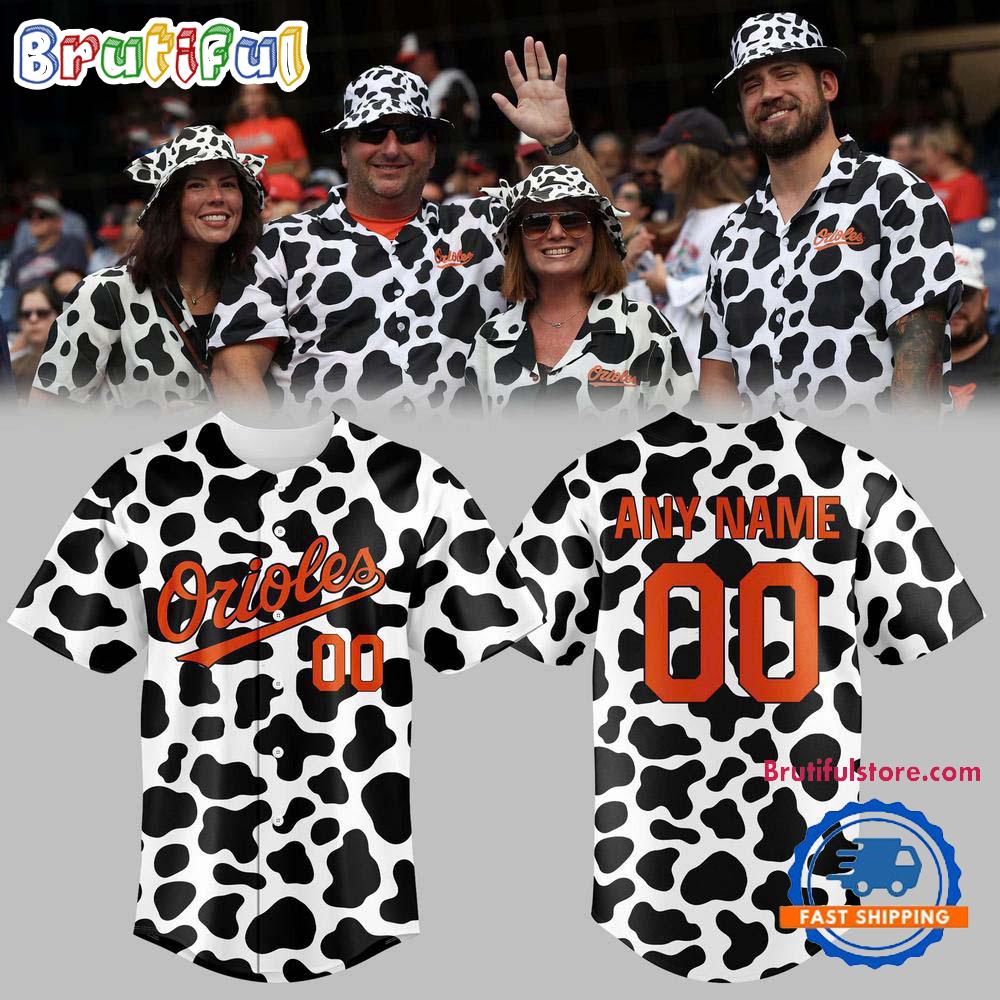 Baltimore Orioles Happy Cow Appreciation Day 2025 Baseball Jersey