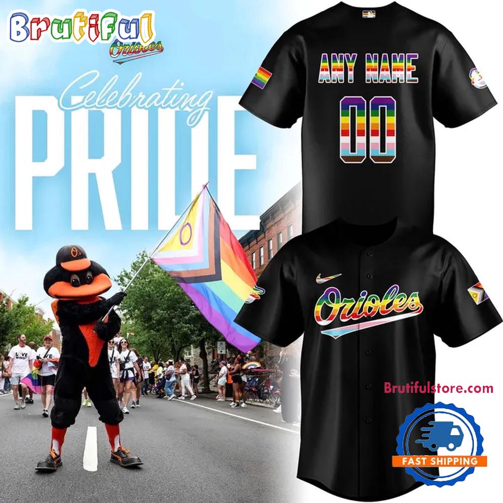 Baltimore Orioles Pride Night 2026 Custom Baseball Jersey