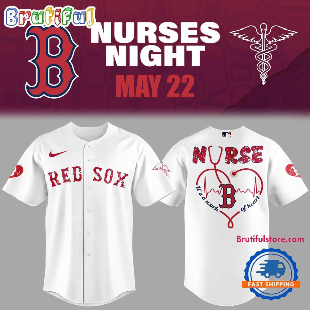 Boston Red Sox Baseball NURSES NIGHT Jersey Shirt