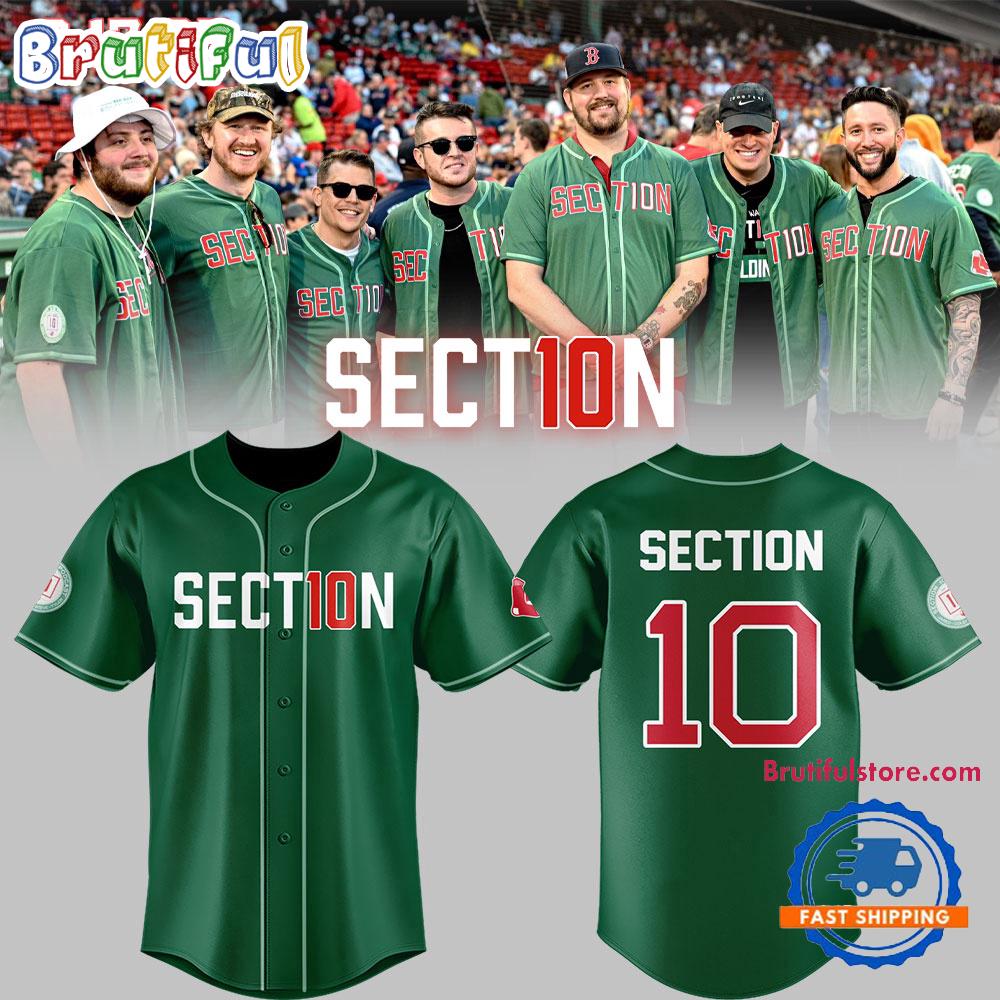 Boston Red Sox Section 10 Is Back In The Building New Design Jersey Shirt