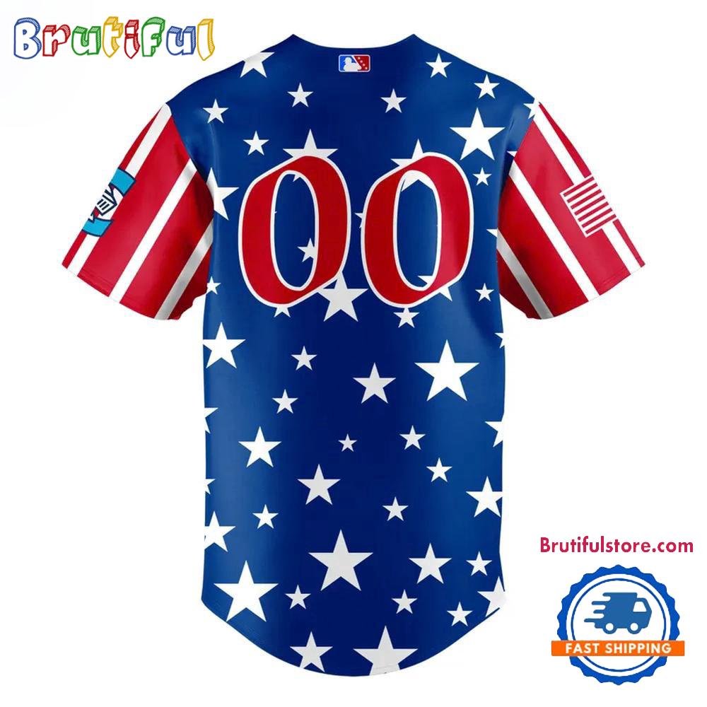 Charlotte Knights Independence Day 2025 Baseball Jersey
