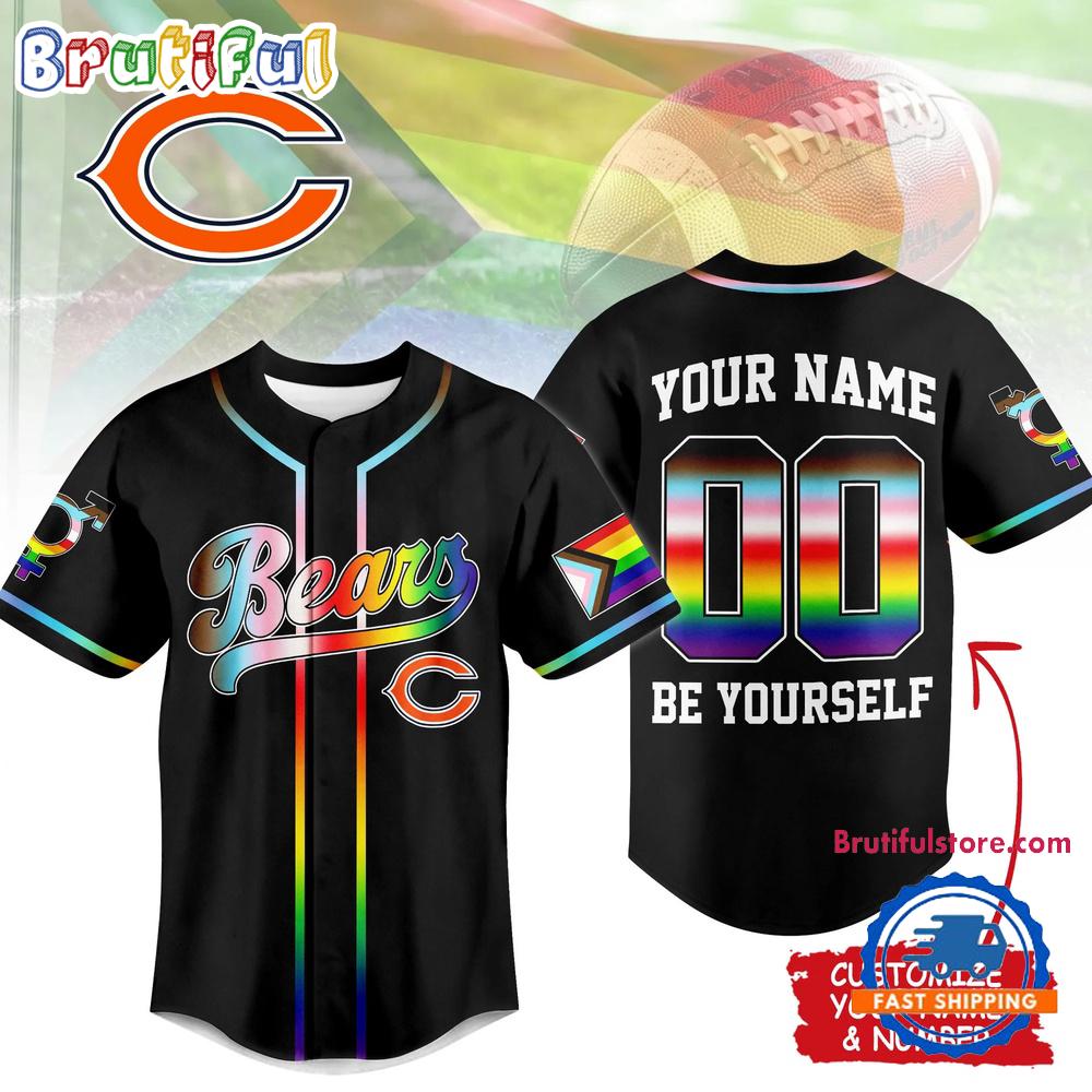 Chicago Bears 2026 NFL Pride Month Limited Edition Baseball Jersey