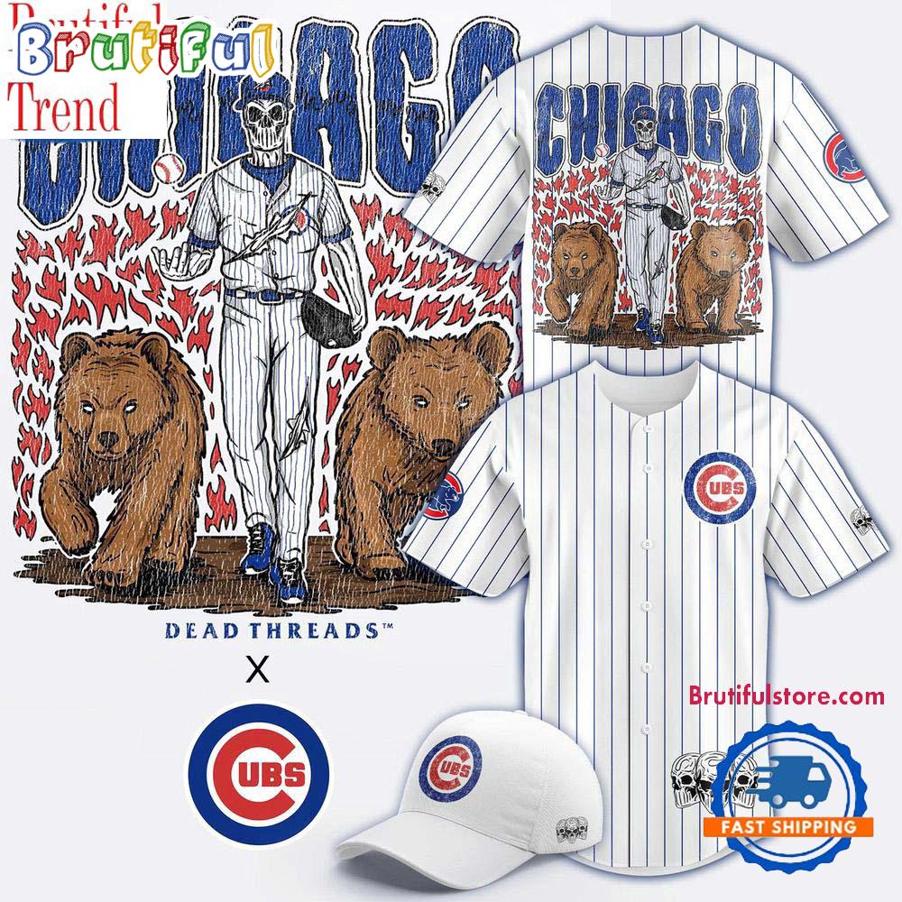 Chicago Cubs Dead Threads 2025 Baseball Jersey