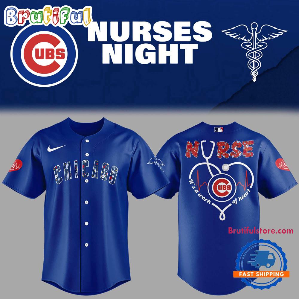 Chicago Cubs NURSES NIGHT 2025 3D Jersey Shirt