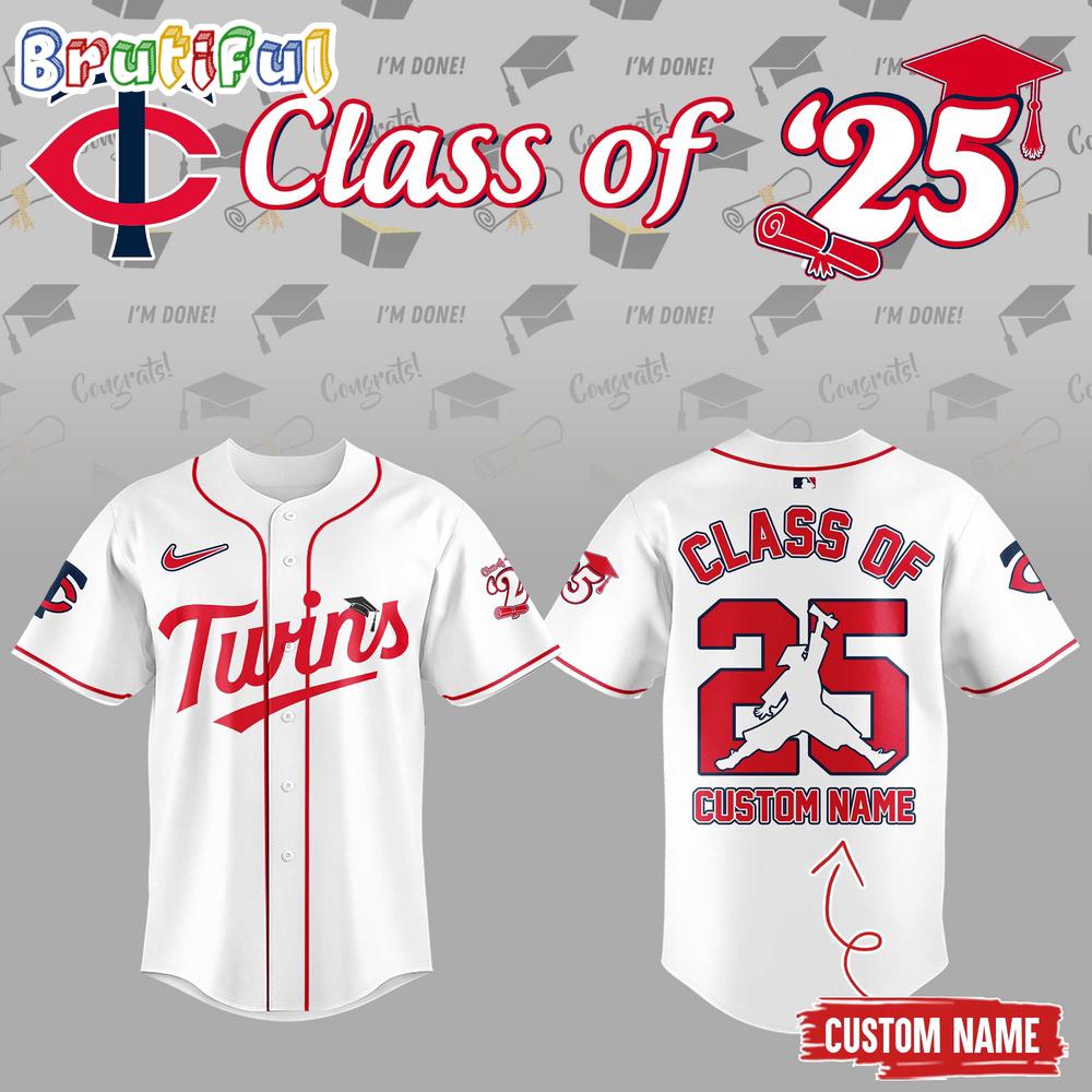 Class Of 2025 Minnesota Twins Baseball Jersey