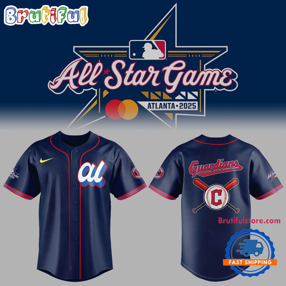 Cleveland Guardians MLB All Star Atlanta 2025 Baseball Jersey