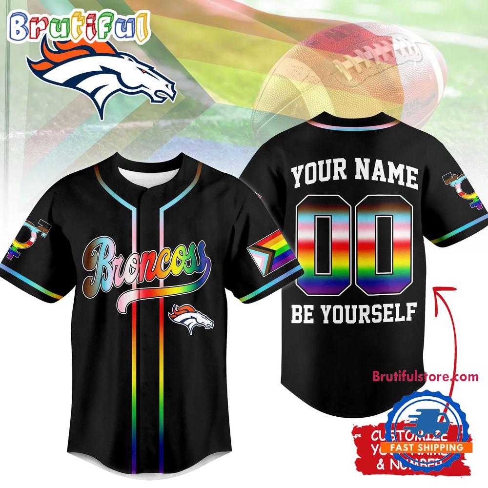 Denver Broncos 2026 NFL Pride Month Limited Edition Baseball Jersey