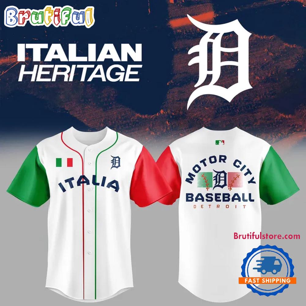 Detroit Tigers 2025 Italian Heritage Celebration Baseball Jersey