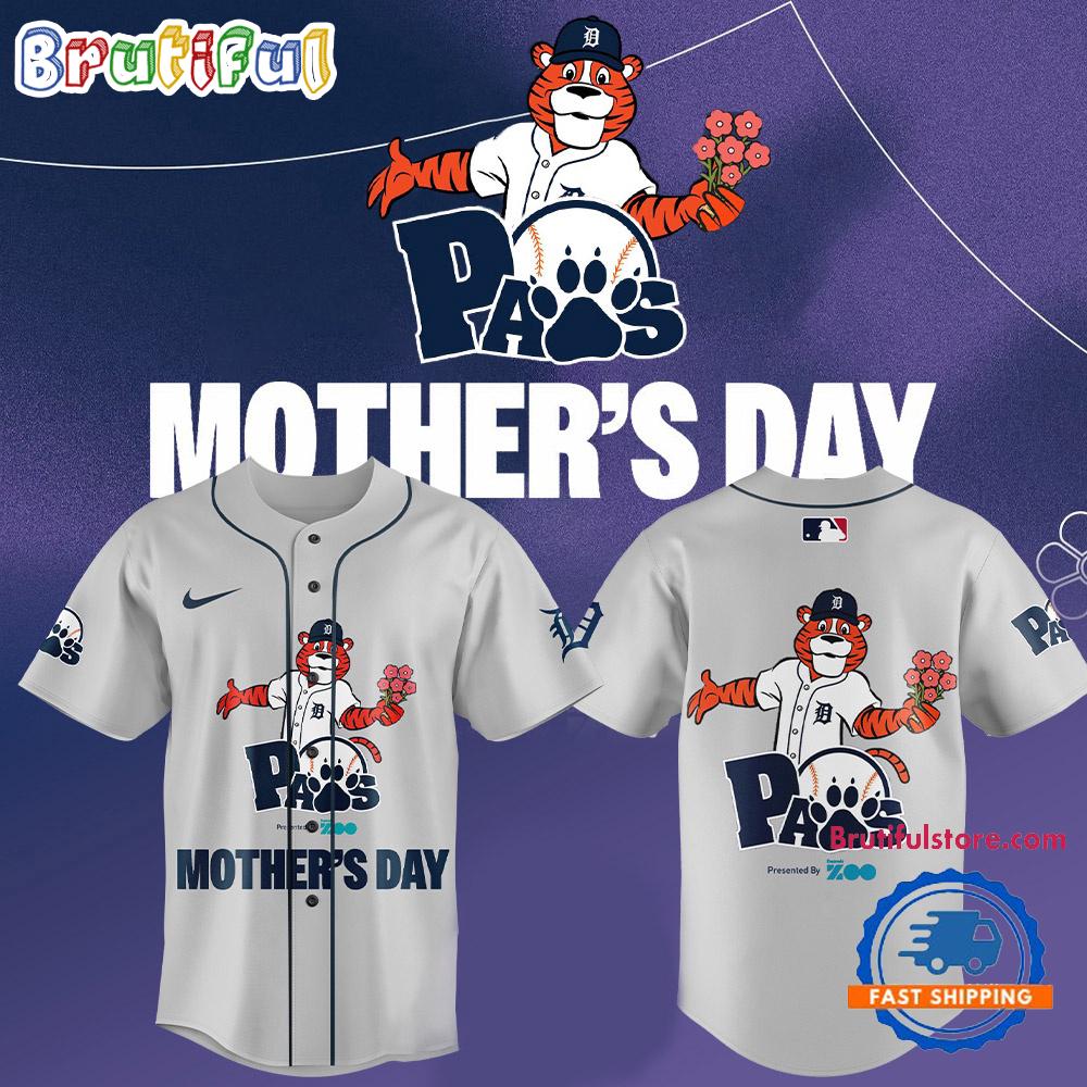 Detroit Tigers Mother’s Day 2025 Jerseys Shirt
