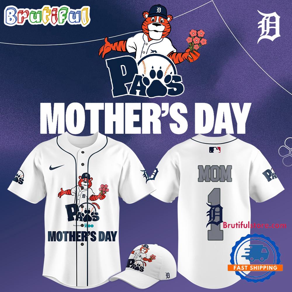 Detroit Tigers Mother’s Day MOM 2025 Baseball Jerseys
