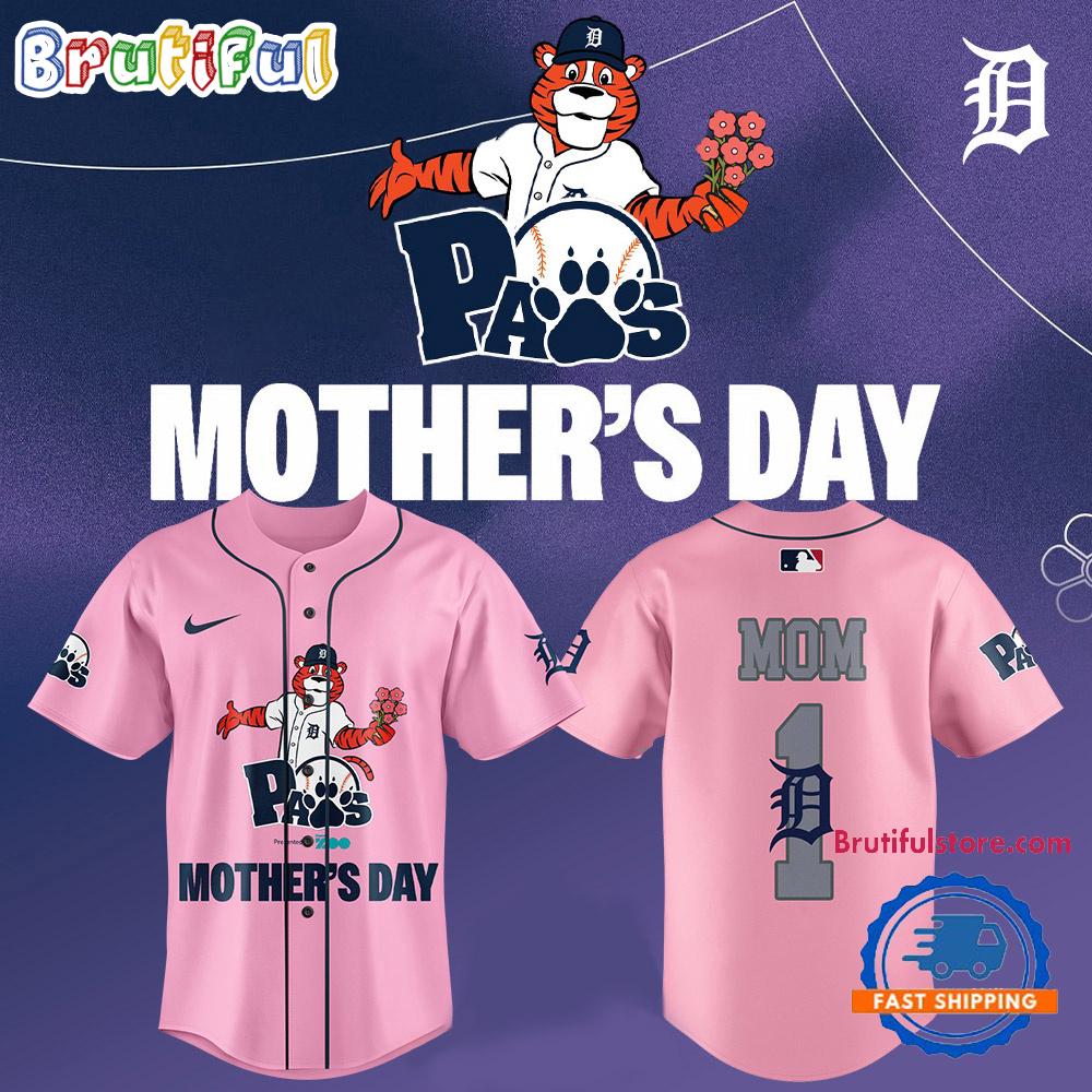 Detroit Tigers Mother’s Day MOM Baseball Jerseys