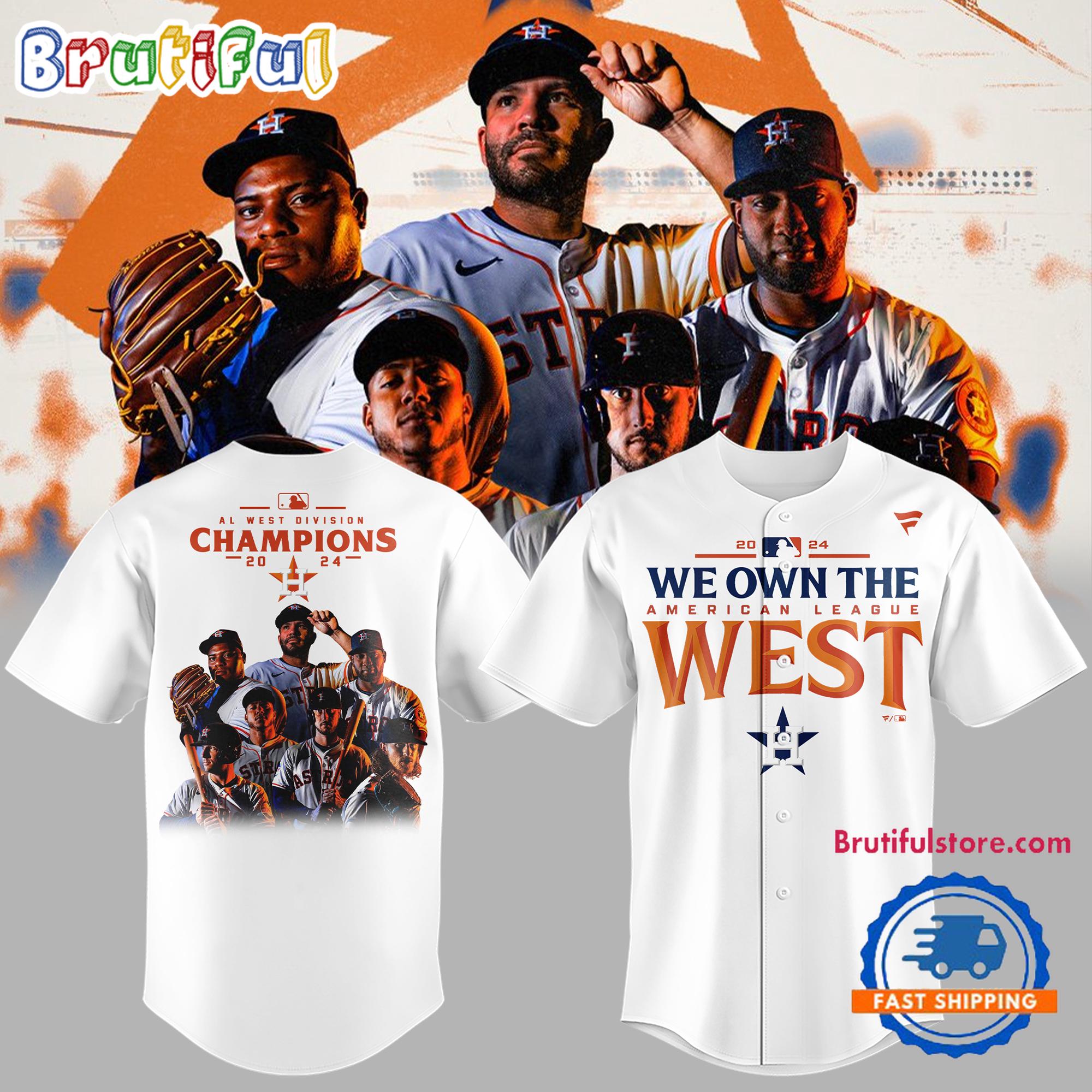 Houston Astros 2024 We Own The AL West Division Champions Jersey