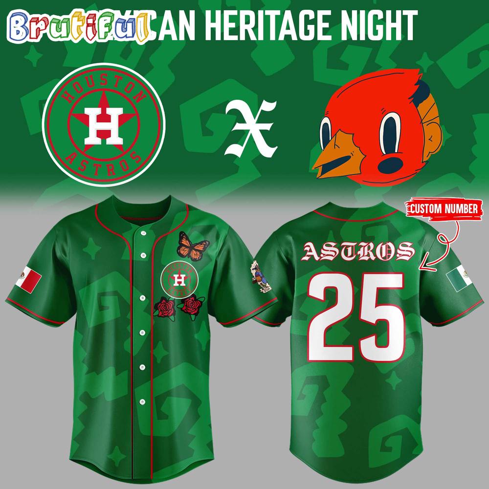Houston Astros Mexican Heritage Night 2025 Baseball Jersey