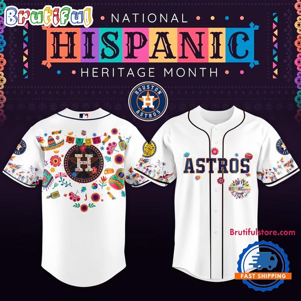 Houston Astros National Hispanic Heritage Month 2025 Baseball Jersey