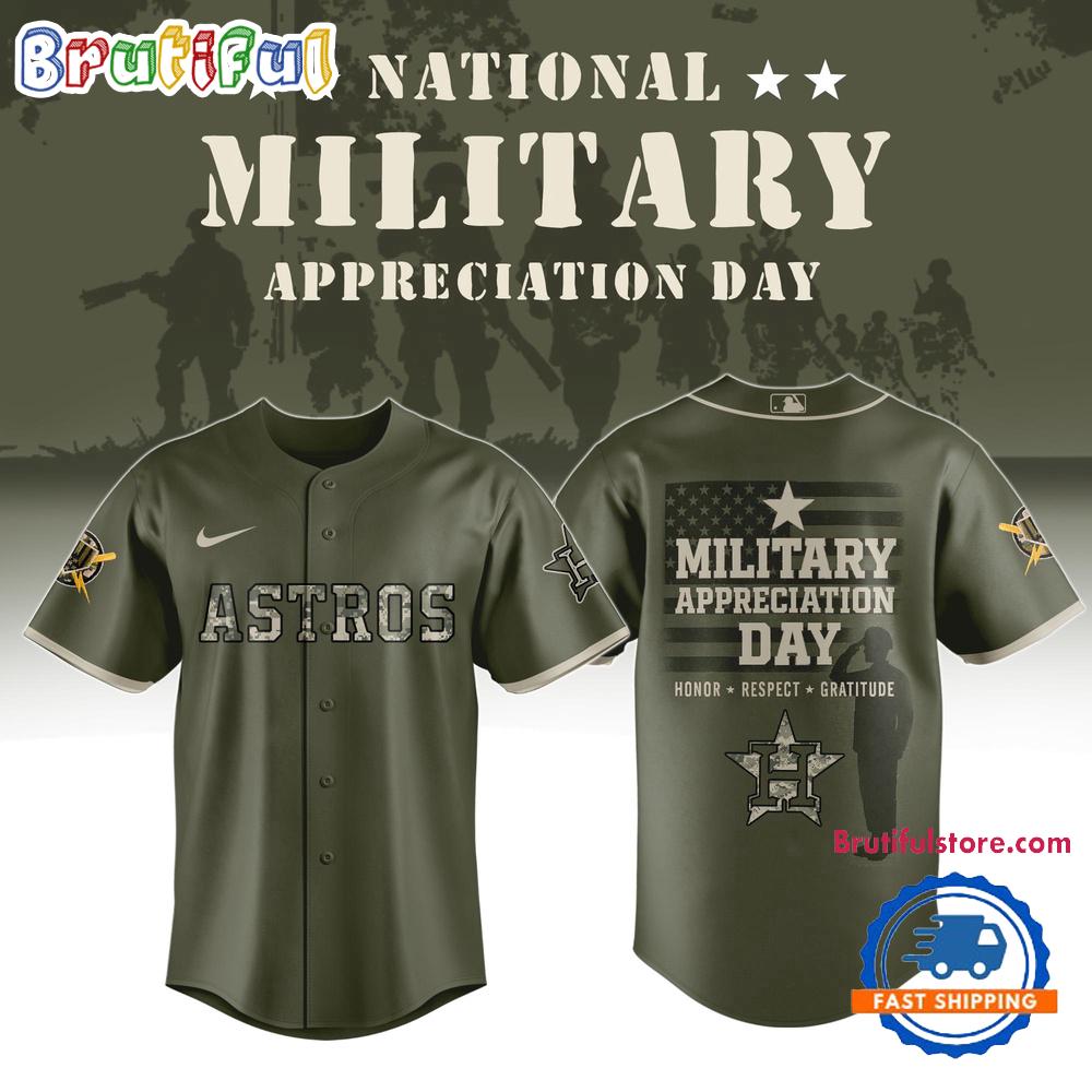Houston Astros x Military Appreciation Day 2025 Baseball Jersey