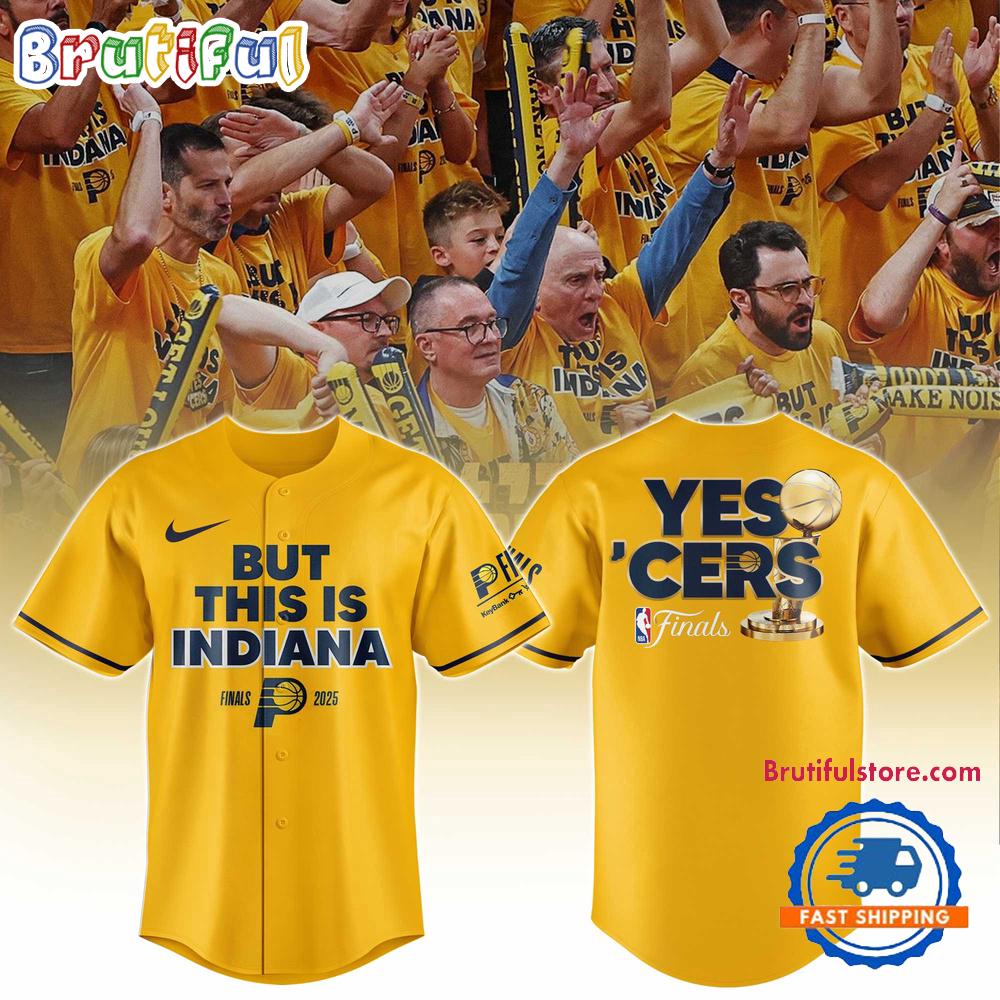 Indiana Pacers Final 2025 Baseball Jersey
