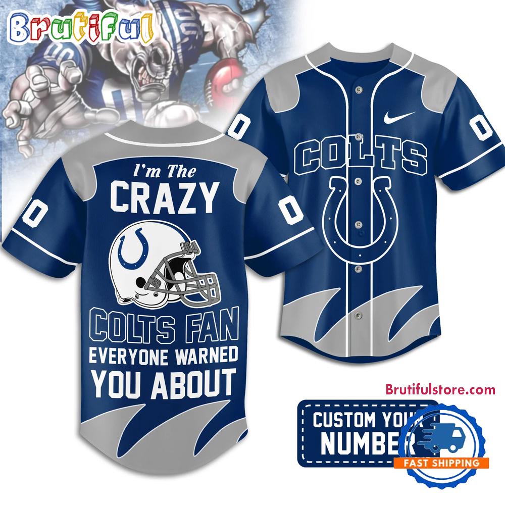 Indianapolis Colts 2026 NFL Crazy Football Fan Personalized Jersey Shirt