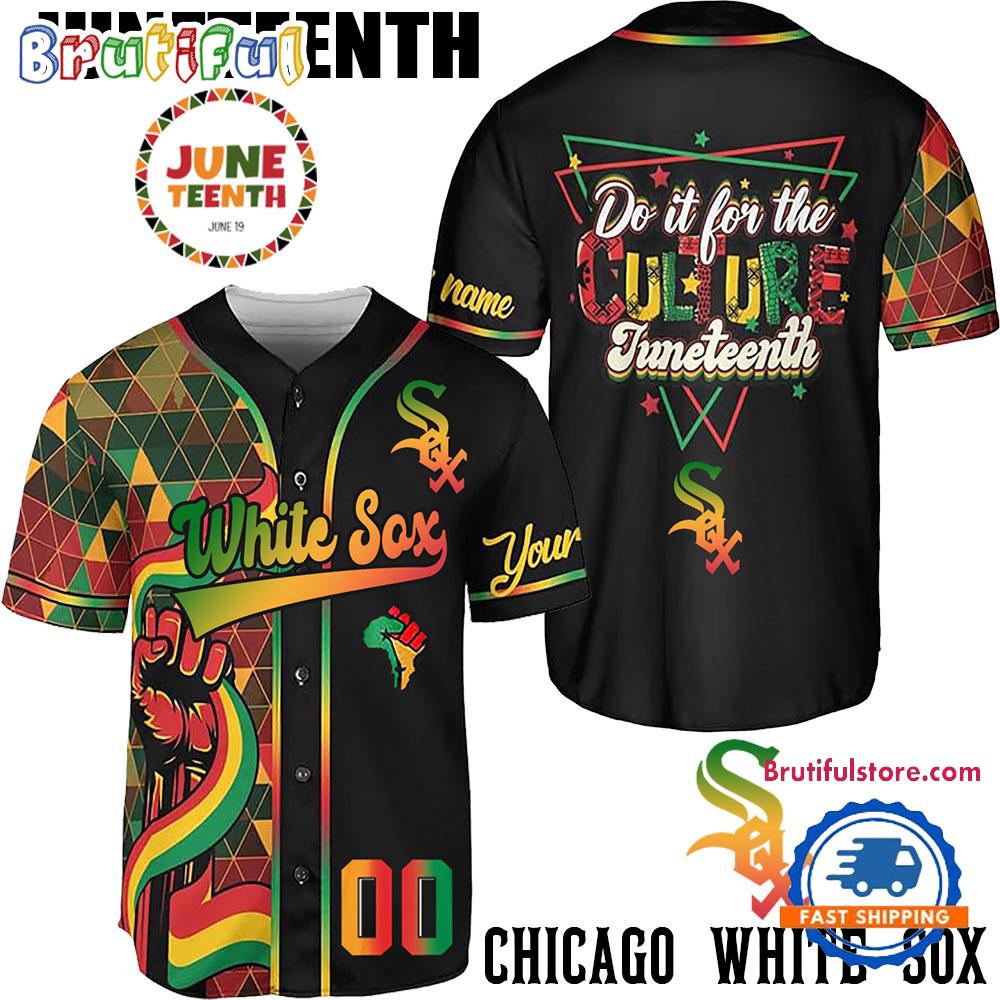 Juneteenth Day x Chicago White Sox 2025 Baseball Jersey Shirt