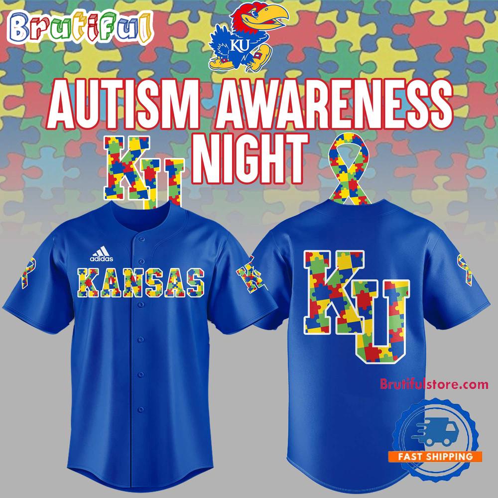 Kansas Jayhawks x Autism Awareness Day 2025 Jersey