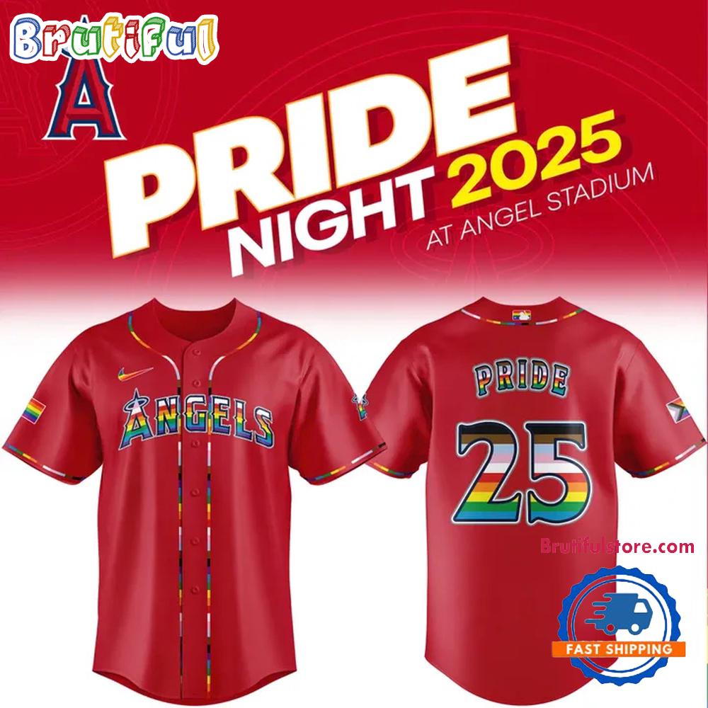 Los Angeles Angels Pride Night Limited Edition Baseball Jersey