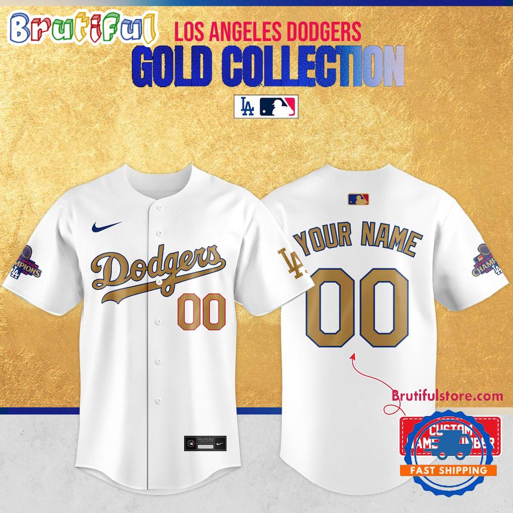Los Angeles Dodgers 2025 World Series Champions Custom Jersey Shirt