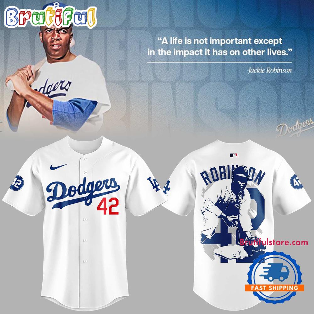 Los Angeles Dodgers Baseball Limited Honoring Jackie Robinson 42 Jersey