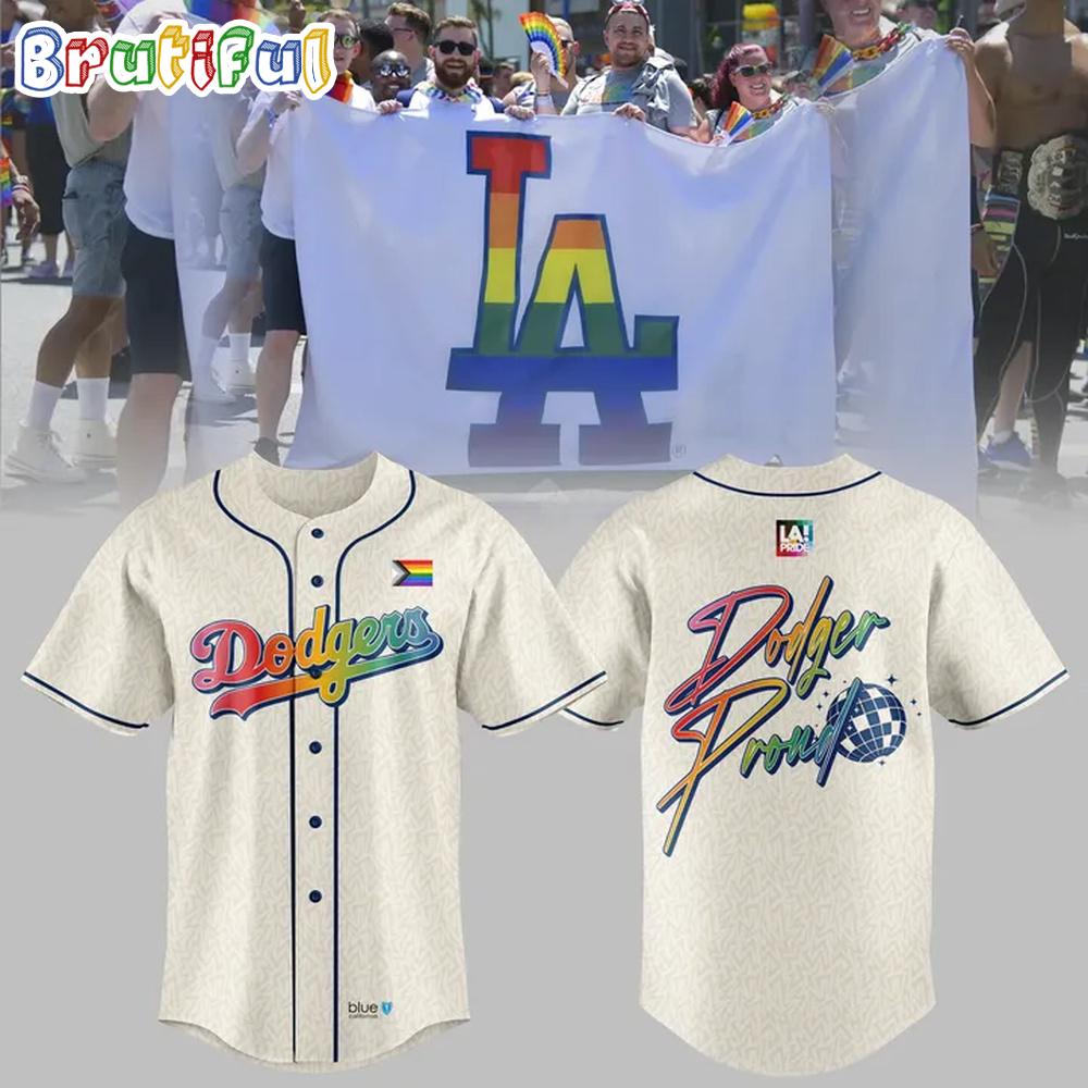 Los Angeles Dodgers LGBT Pride Night 2025 Baseball Jersey