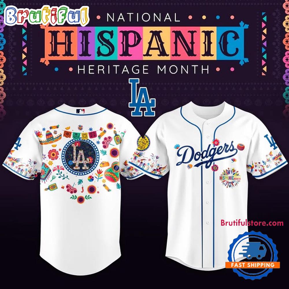 Los Angeles Dodgers National Hispanic Heritage Month 2025 Baseball Jersey