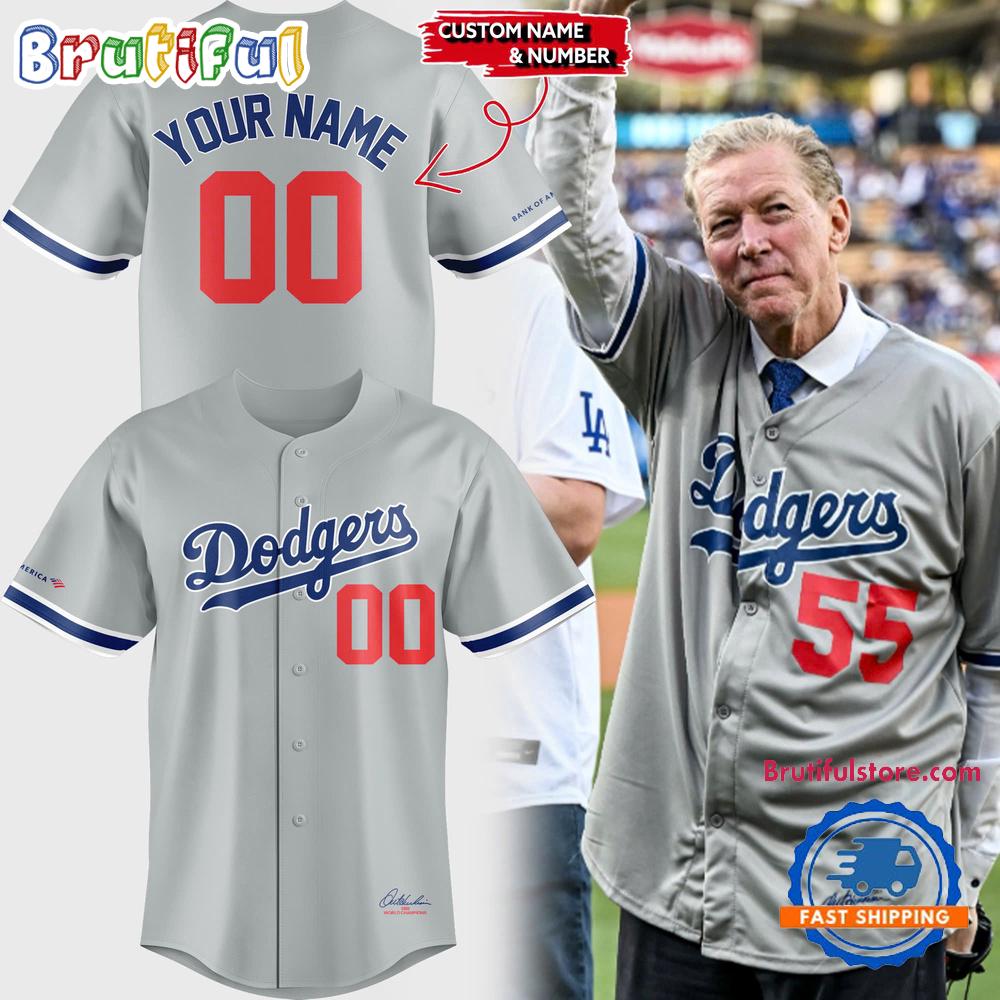 Los Angeles Dodgers Special Edition Orel Hershiser Custom Baseball Jersey