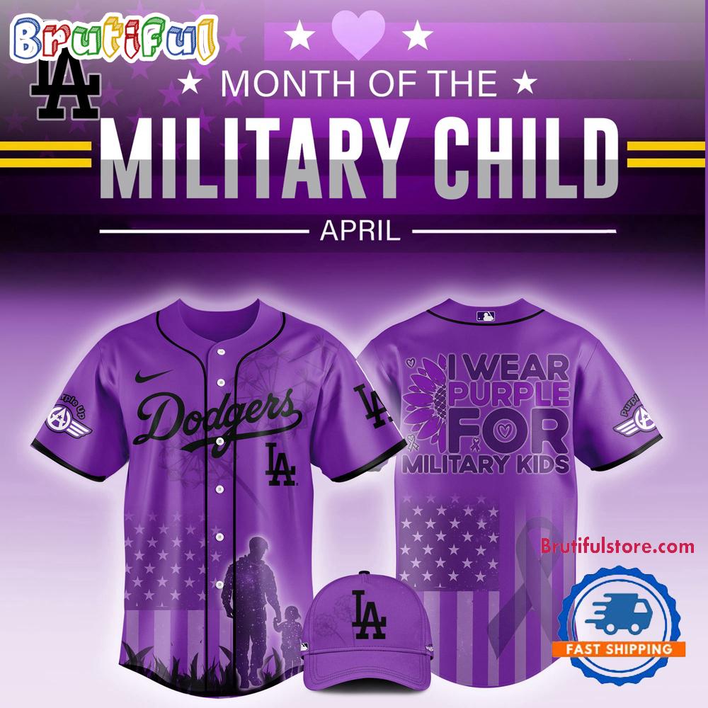 Los Angeles Dodgers x Month of the Military Child 2026 Baseball Jersey