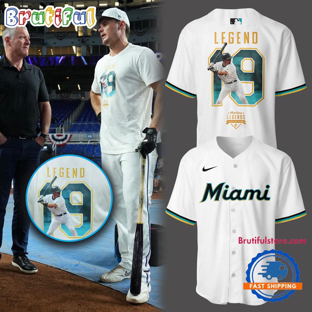 Miami Marlins Baseball 2025 Marlins Honoring Jeff Conine Jersey Shirt
