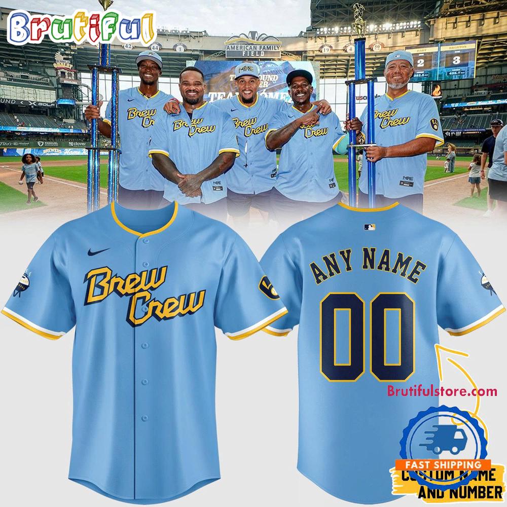 Milwaukee Brewers Alumni Home Run Derby Personalized Baseball Jersey