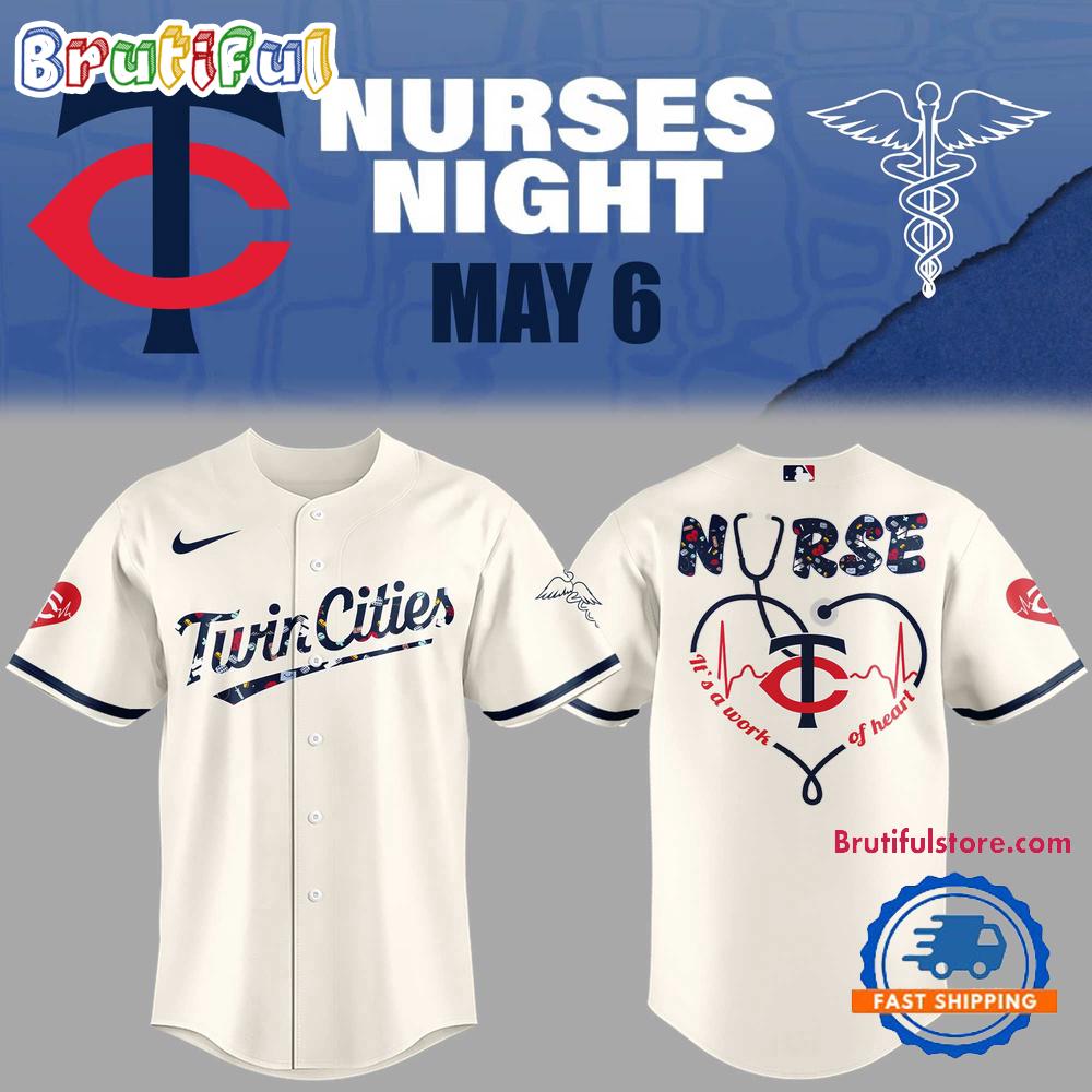 Minnesota Twins Baseball NURSES NIGHT 2025 Limited New Jersey Shirt