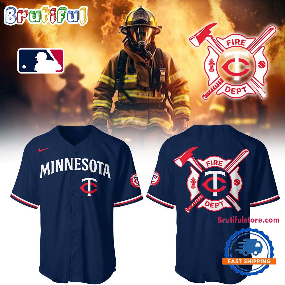 Minnesota Twins x Firefighter Appreciation Night 2025 Baseball Jersey
