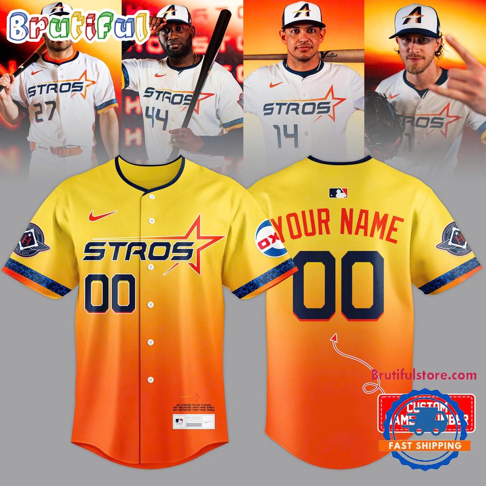 MLB Houston Astros 2025 City Connect The Next Frontier Baseball Jersey