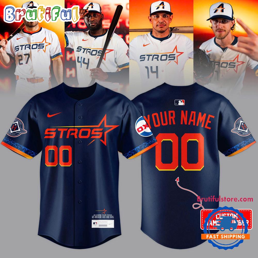 MLB Houston Astros 2025 City Connect The Next Frontier Limited Edition Baseball Jersey