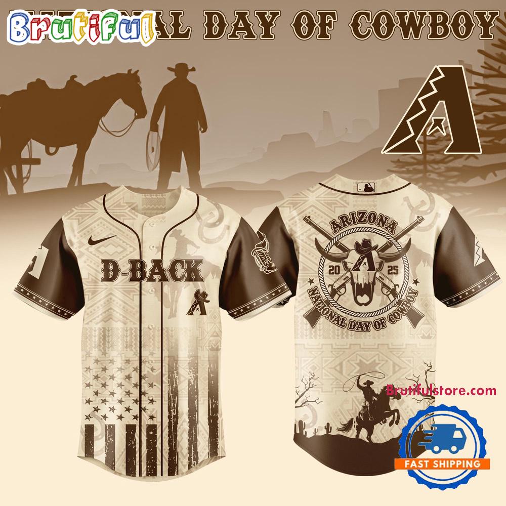 National Day of Cowboy x Arizona Diamondbacks 2025 Edition Baseball Jersey