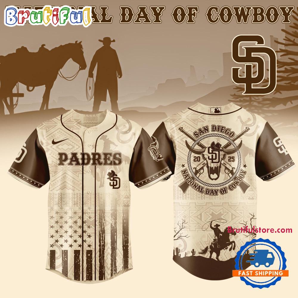 National Day of Cowboy x San Diego Padres 2025 Edition Baseball Jersey